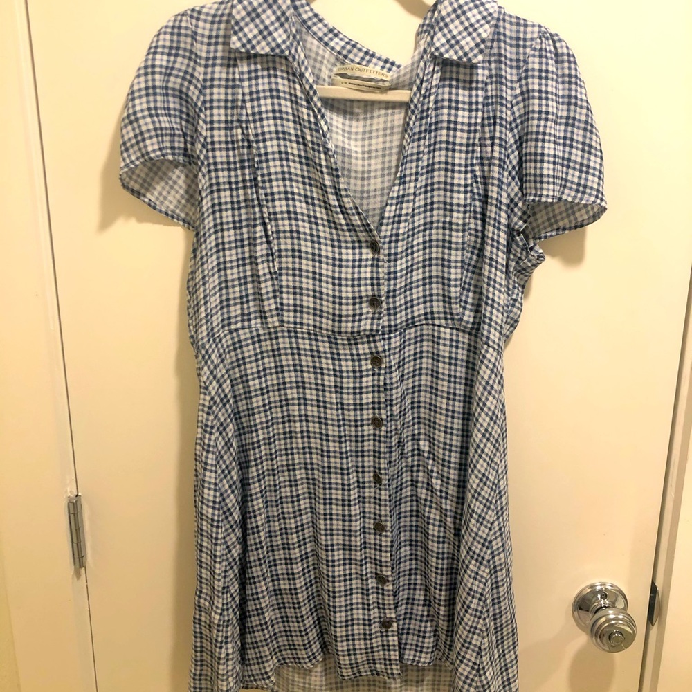 Urban Outfitters BDG Mallory Check Mini Dress